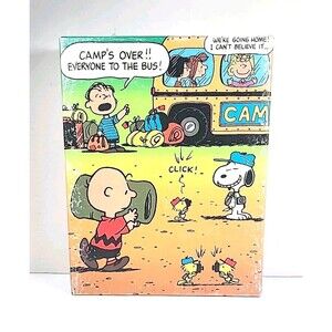 Vintage 1975 Peanuts Golden Snoopy And Friends 63 Piece Jigsaw Puzzle Sealed/New